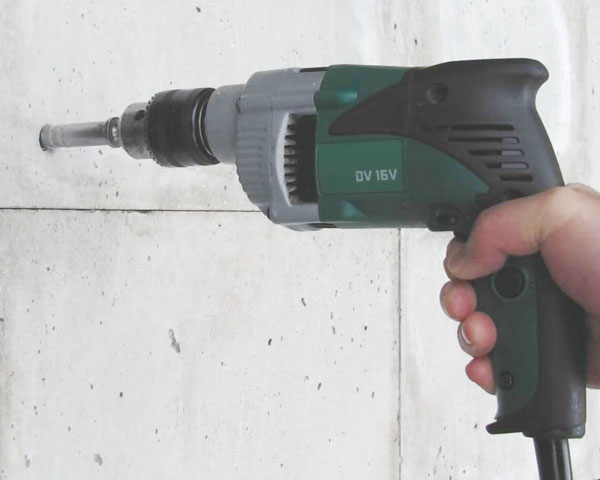 Image of using a vibration driver