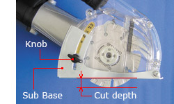 Adjusting cut depth