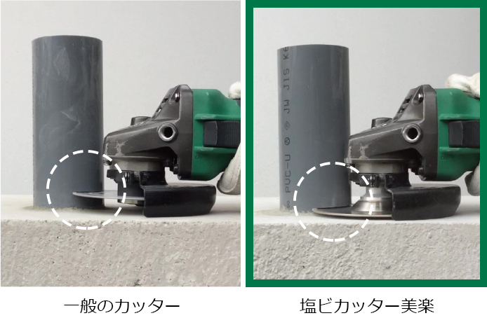 キワ切りに最適、ツライチの切断が簡単